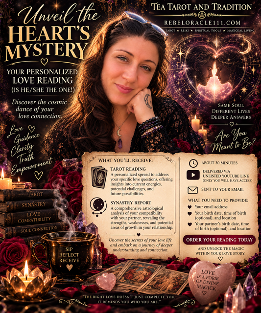 🔮 Unveil the Heart’s Mystery: Personalized Love & map; Tarot and Synastry Reading 💜