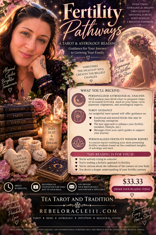 🌙 Fertility Pathways: Personalized Tarot & Astrology Reading ✨