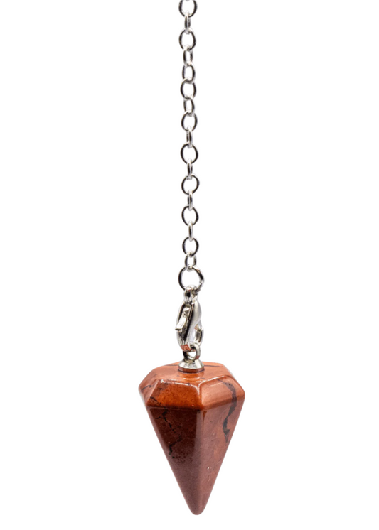 Carnelian Crystal Pendulum