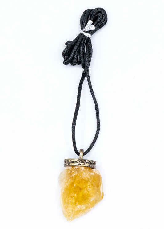 Citrine Crystal Necklace