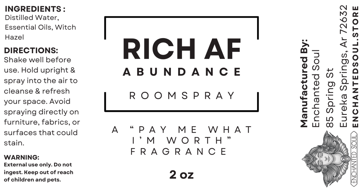 Rich AF Abundance Room Spray