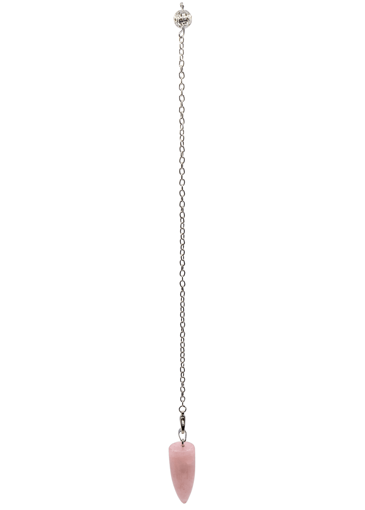 Rose Quartz Tear Drop Pendulum