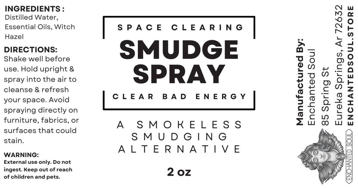 Smokeless Smudge Spray